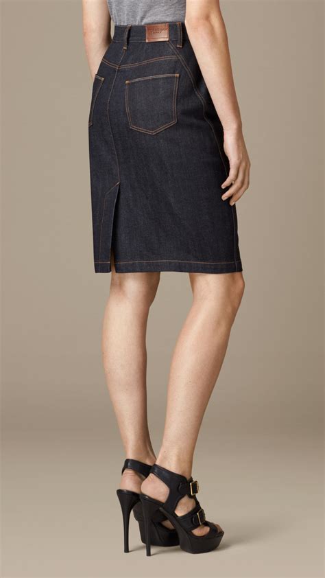 burberry denim skirts|burberry skirt for women.